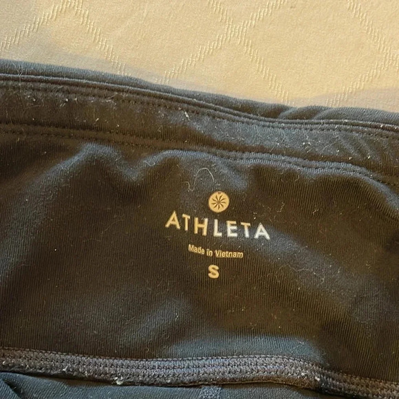 Athleta Black Orchid Relay 2.0 Capri 347890 Women’s Small Crop leggings pockets - Picture 4 of 6